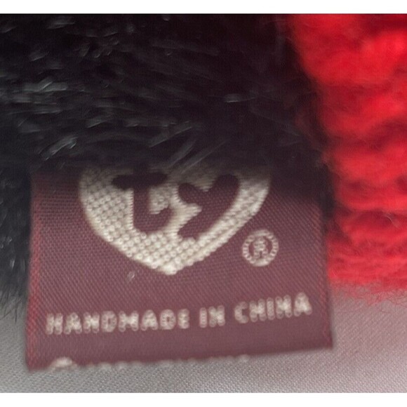 Ty Attic Treasure 8” Ivan Black Teddy Bear Sweater Jointed Plush Stuffed Animal - Picture 9 of 14